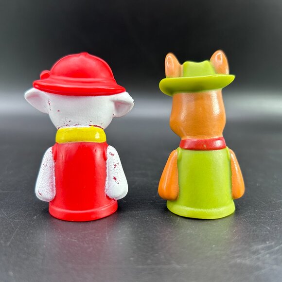 Nickelodeon Paw Patrol Marshall Tracker Finger Puppets Bath Toy Vinyl Set of 2 - Picture 3 of 7
